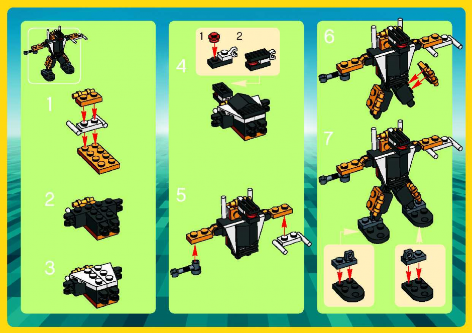 Инструкция по сборке лего робота