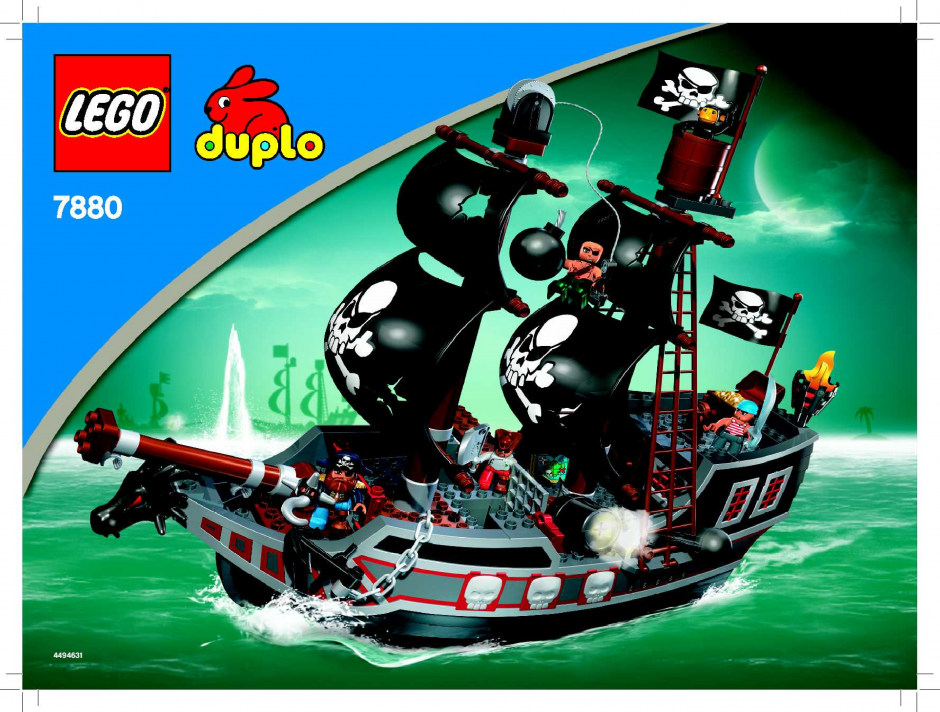 Лего пиратский корабль инструкция