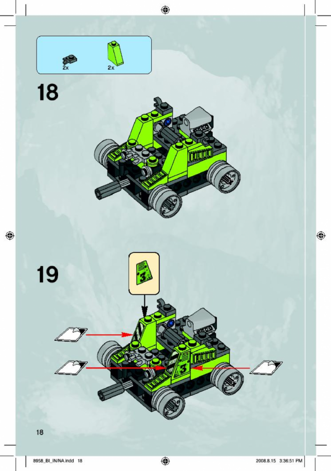 Инструкция по сборке лего power miners