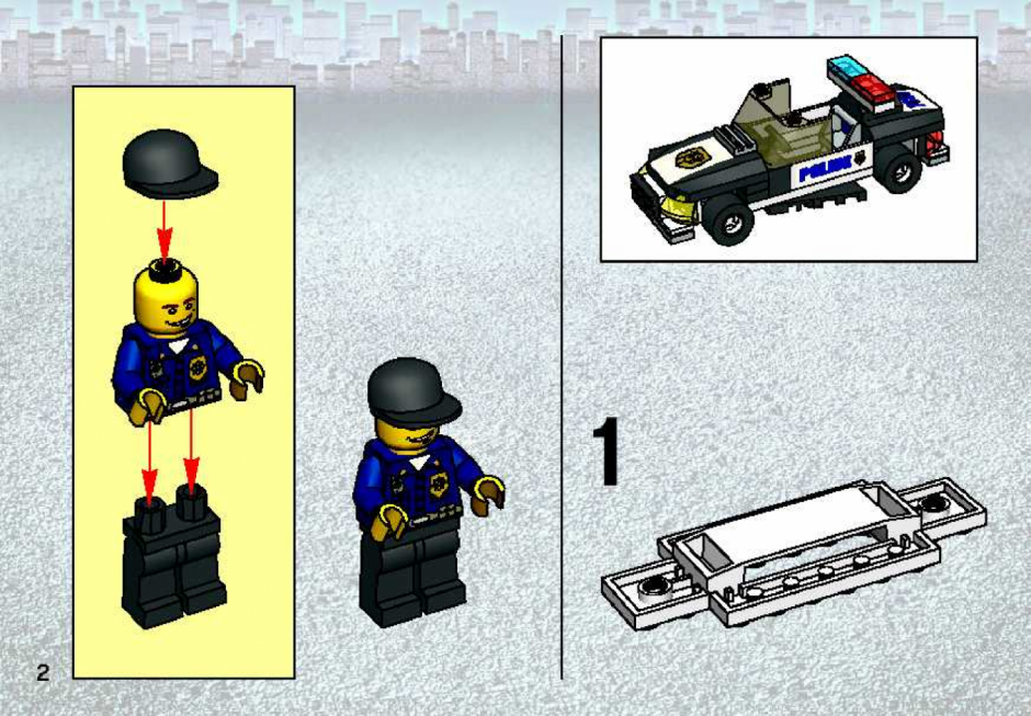 Лего Сити Инструкции По Сборке Полицейских Машин 7285