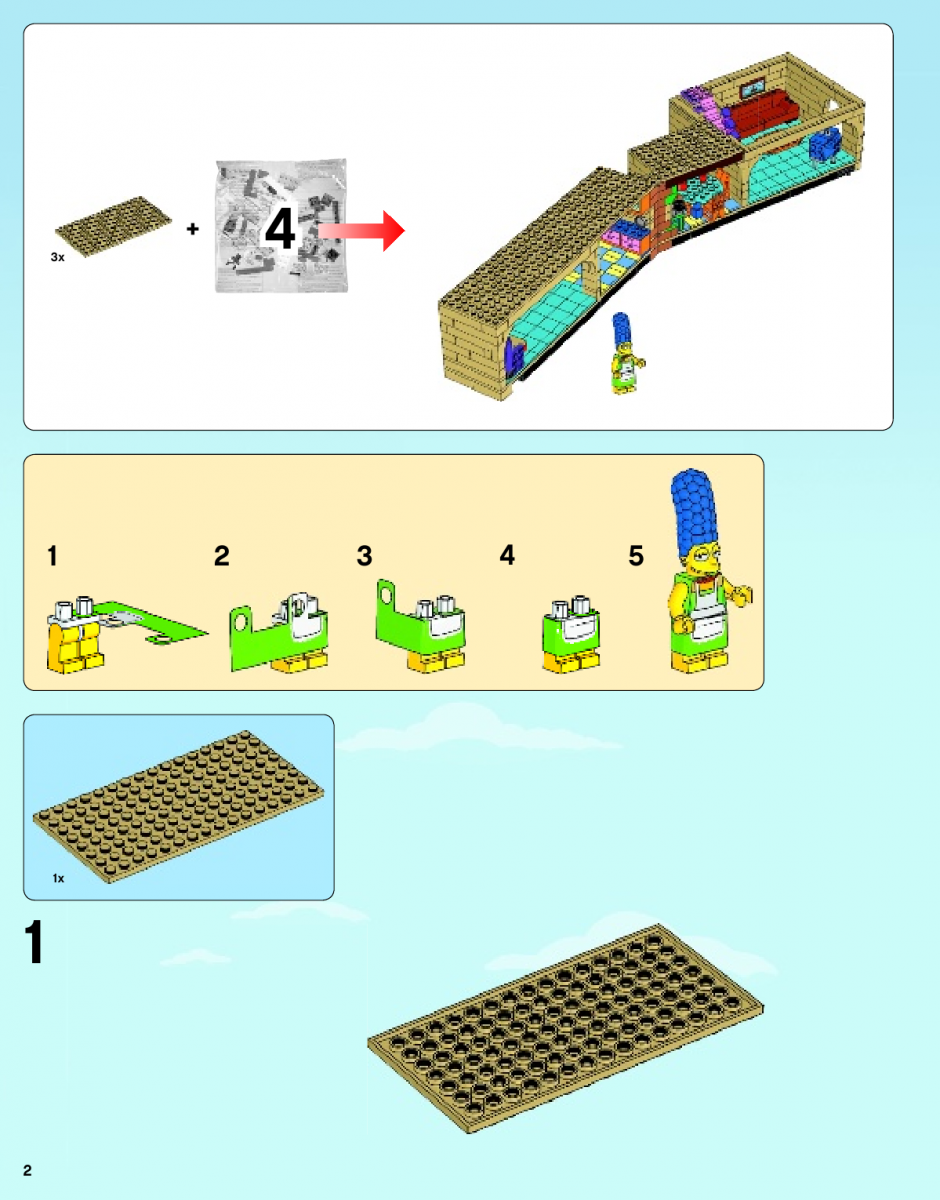 Лего инструкция по сборке дома