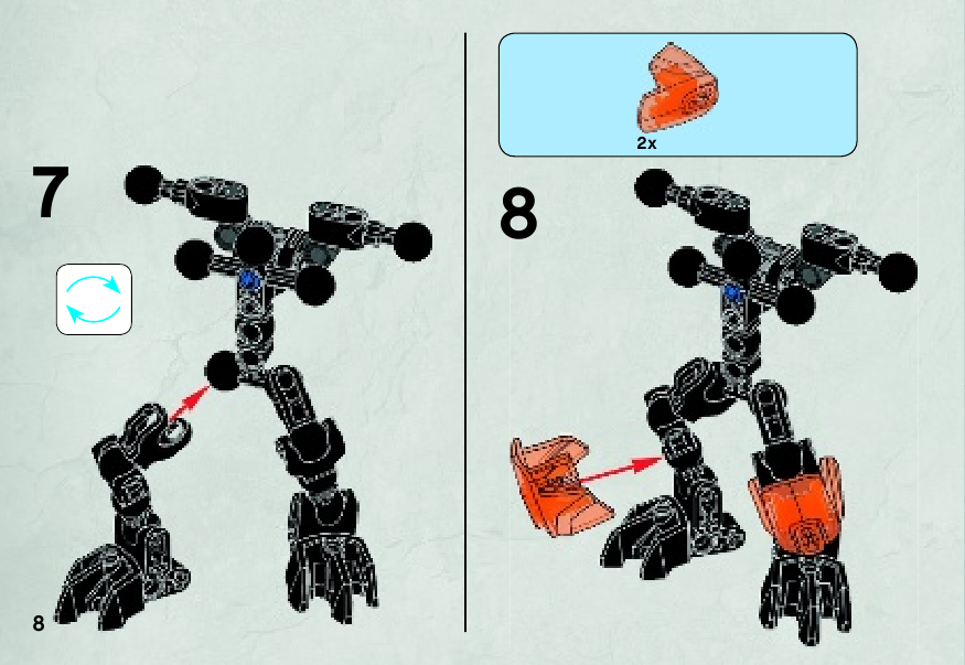Bionicle инструкция по сборке