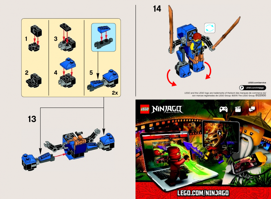Инструкция по сборке lego ninjago