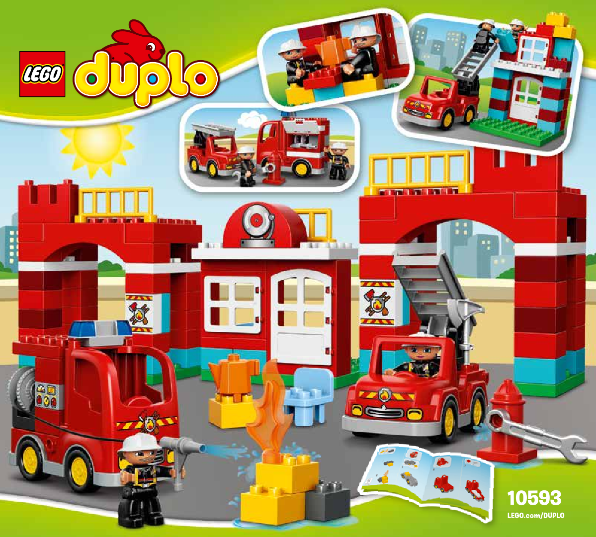 Лего пожарная станция инструкция