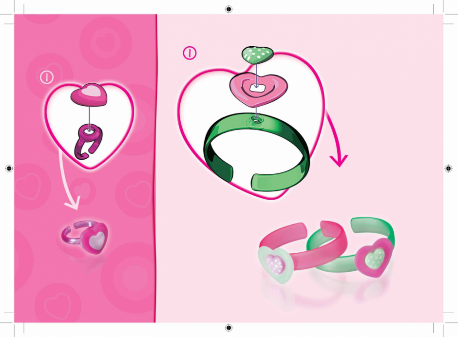 инструкция  Розовый набор красоты шаг 2