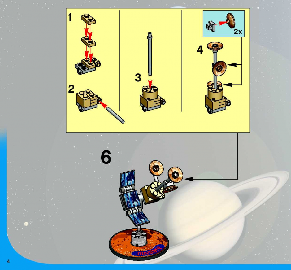 инструкция  Миссия на Марс шаг 3