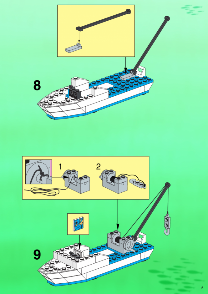 инструкция  Морская лаборатория шаг 4