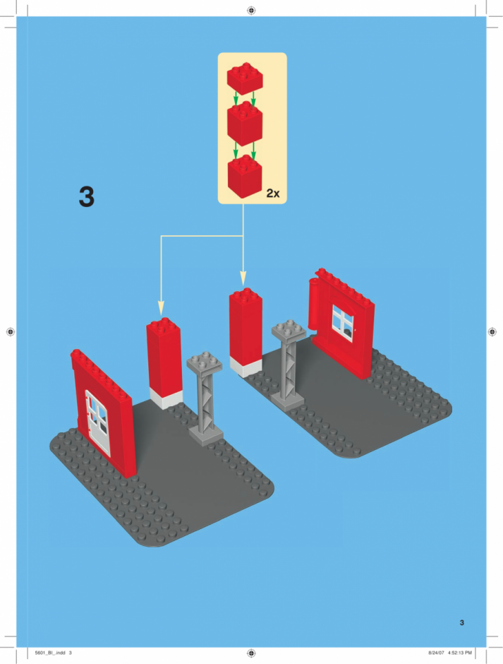 инструкция  Пожарная станция шаг 2