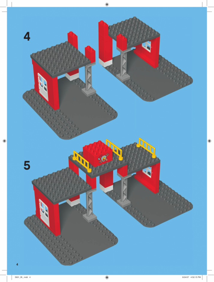 инструкция  Пожарная станция шаг 3