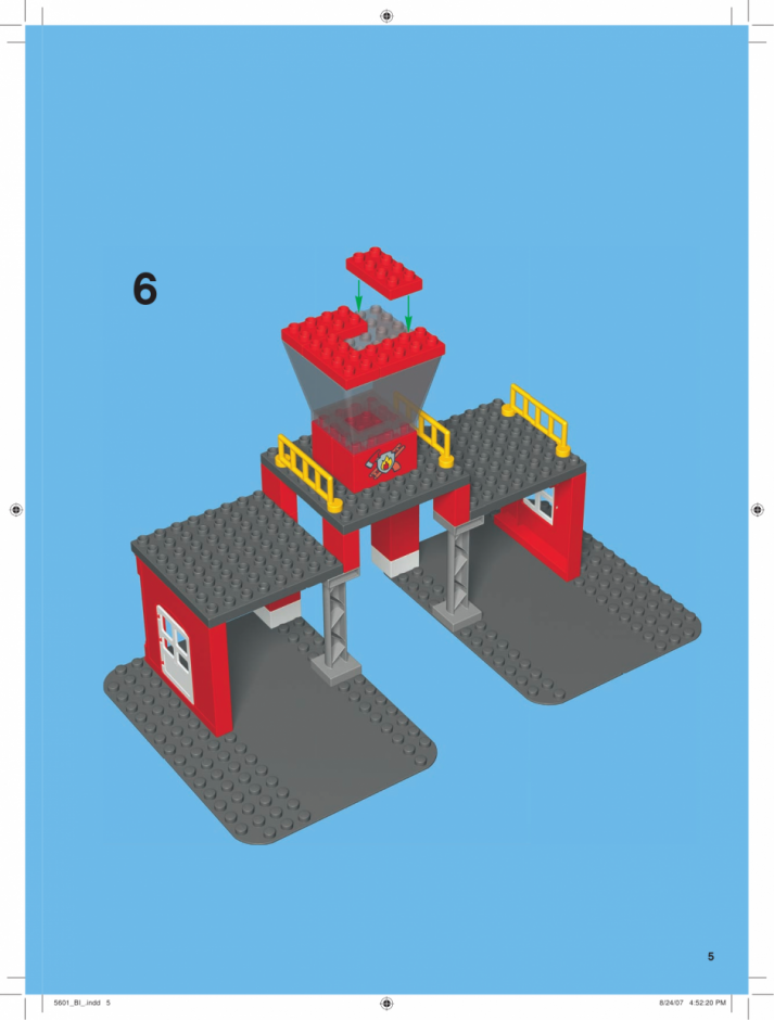 инструкция  Пожарная станция шаг 4