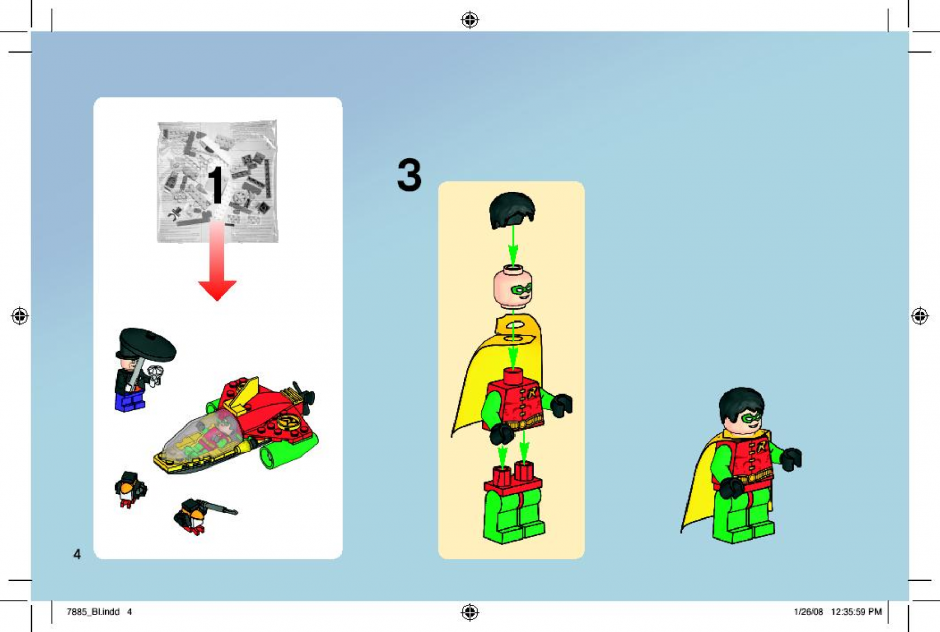 инструкция Подводный скутер Робина: Атака Пингвина шаг 3