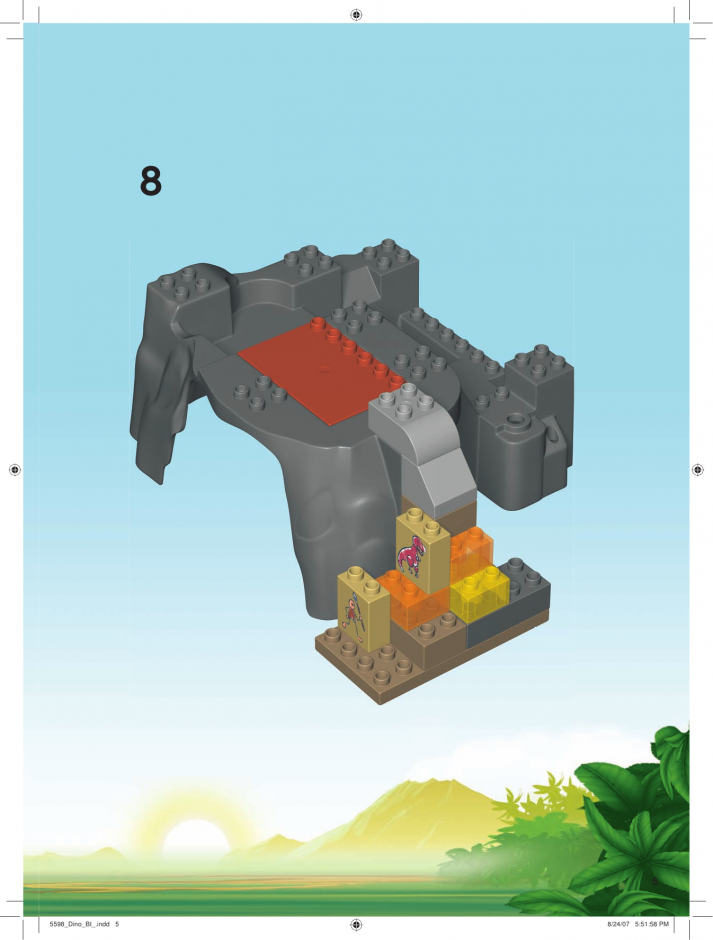 инструкция  Долина динозавров шаг 4