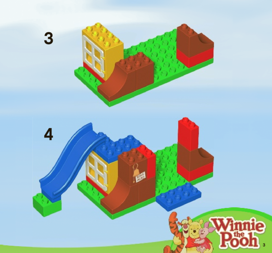 инструкция Winnie the Pooh's House шаг 2