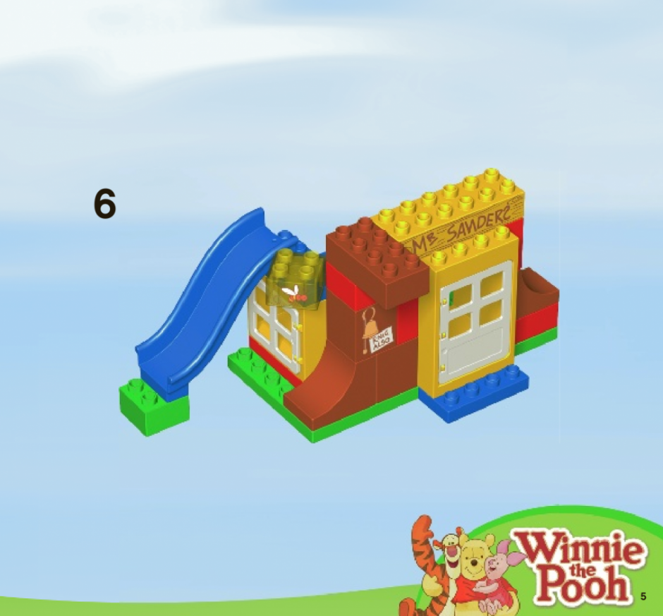 инструкция Winnie the Pooh's House шаг 4
