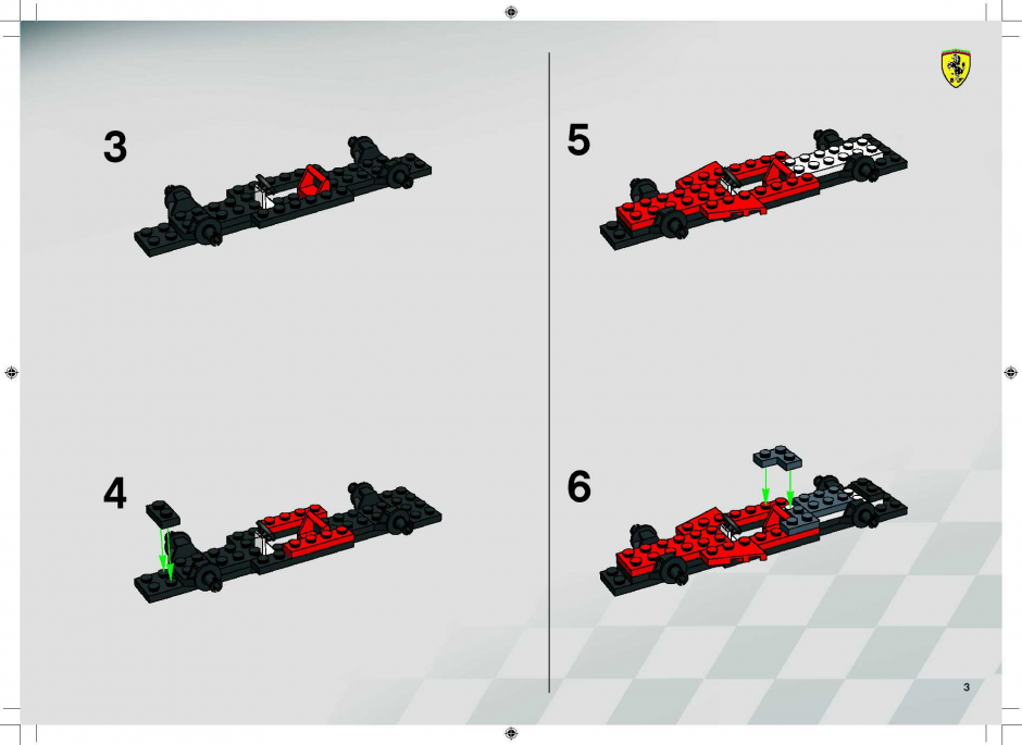 инструкция  Феррари F1 на пит-стопе шаг 2