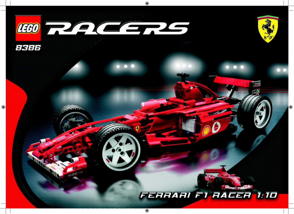  Гоночный автомобиль Феррари F1 в масштабе 1:10