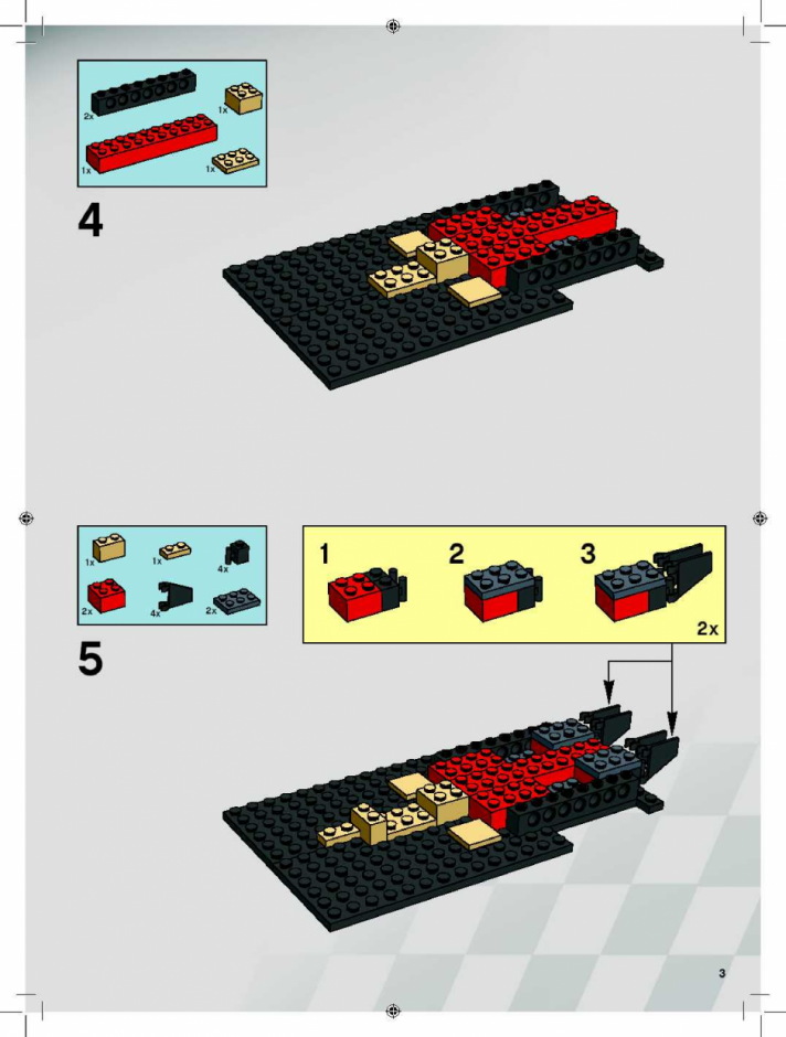 инструкция  Феррари F430 Спайдер 1:17 шаг 2
