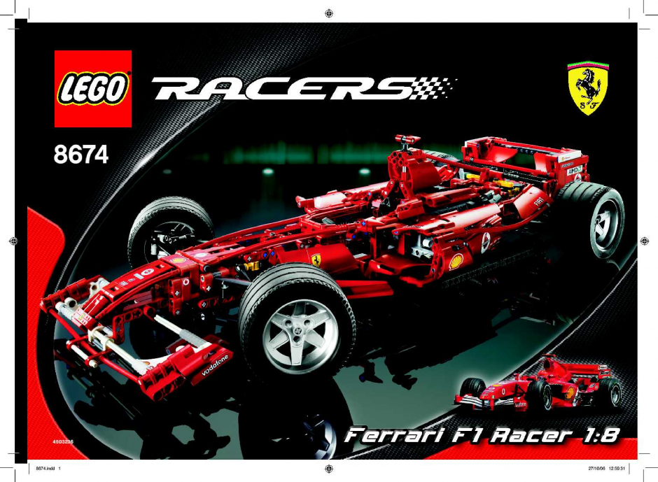 Ferrari F1 Racer в масштабе 1:8 