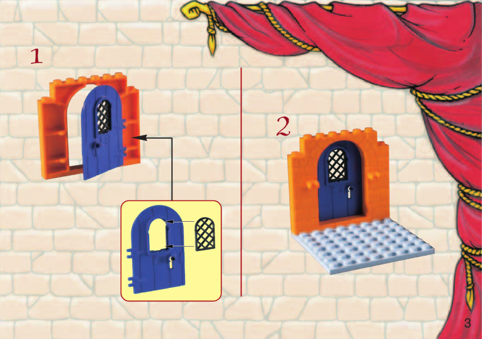 инструкция  Классные комнаты замка Хогвартс шаг 2
