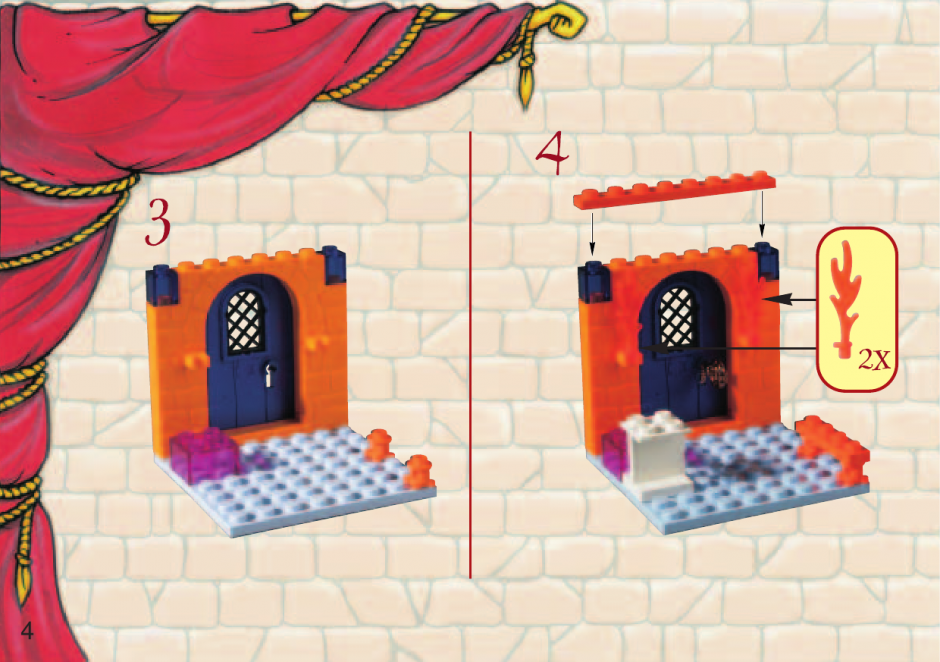 инструкция  Классные комнаты замка Хогвартс шаг 3