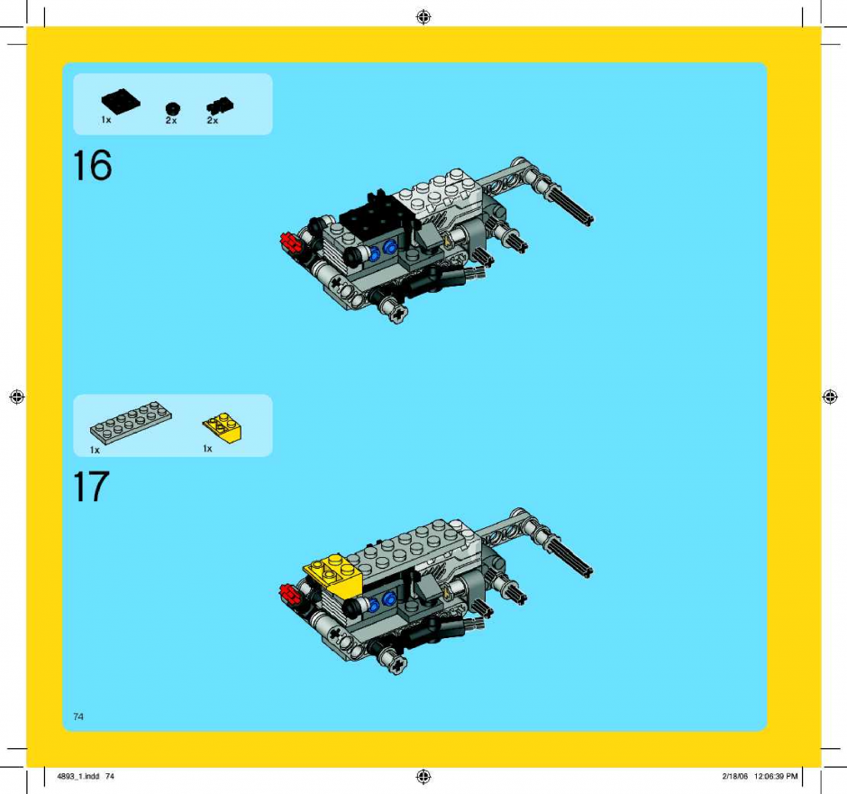 Lego Ревущие мотоциклы инструкция. Сборка лего 4893