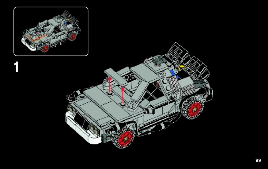 Lego – DeLorean Time Machine 1985