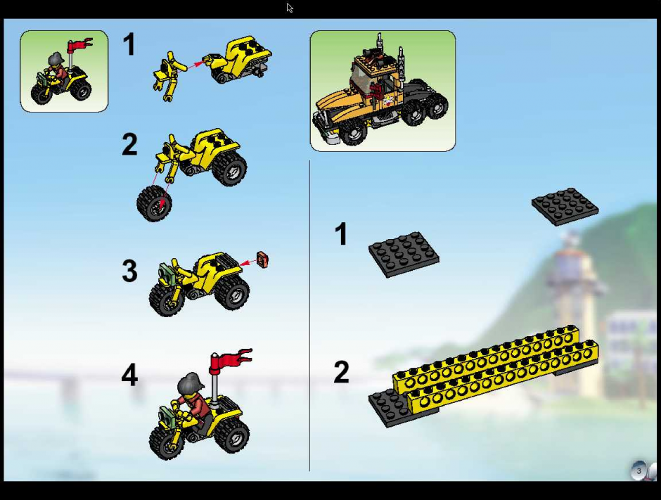 инструкция Грузовик для перевозки мотоциклов  шаг 2