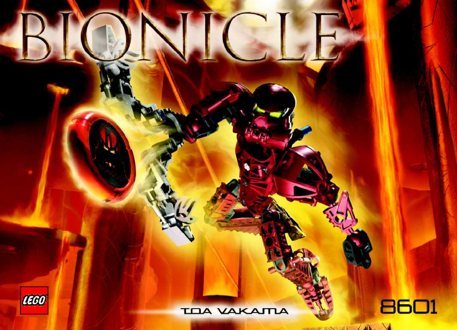 Bionicle Toa Metru 8601+8604+8613