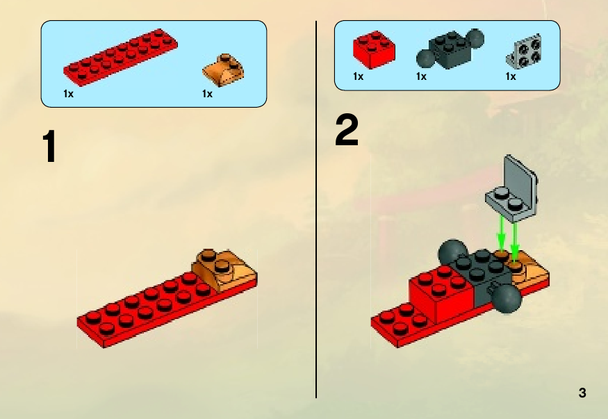 инструкция Огненный робот Кая  шаг 2