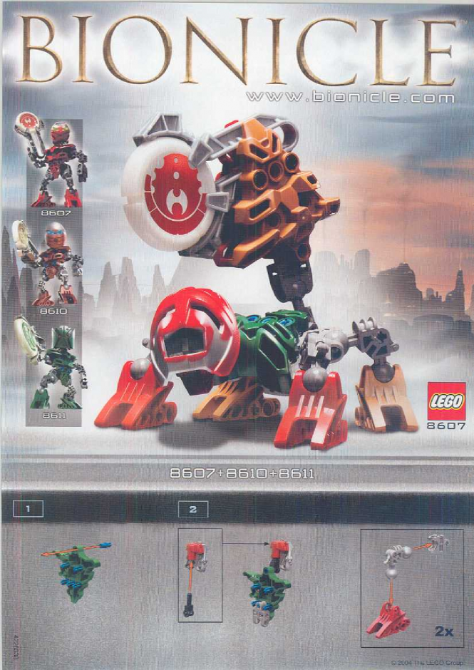 Bionicle Matoran 8607+8610