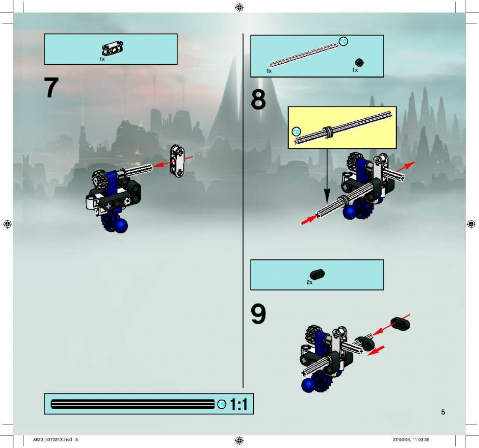 инструкция Bionicle Krekka + DVD шаг 4