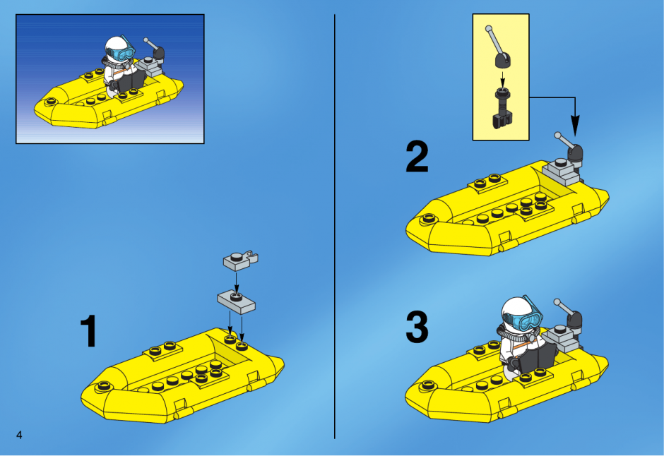 инструкция  Спасательный катер шаг 3