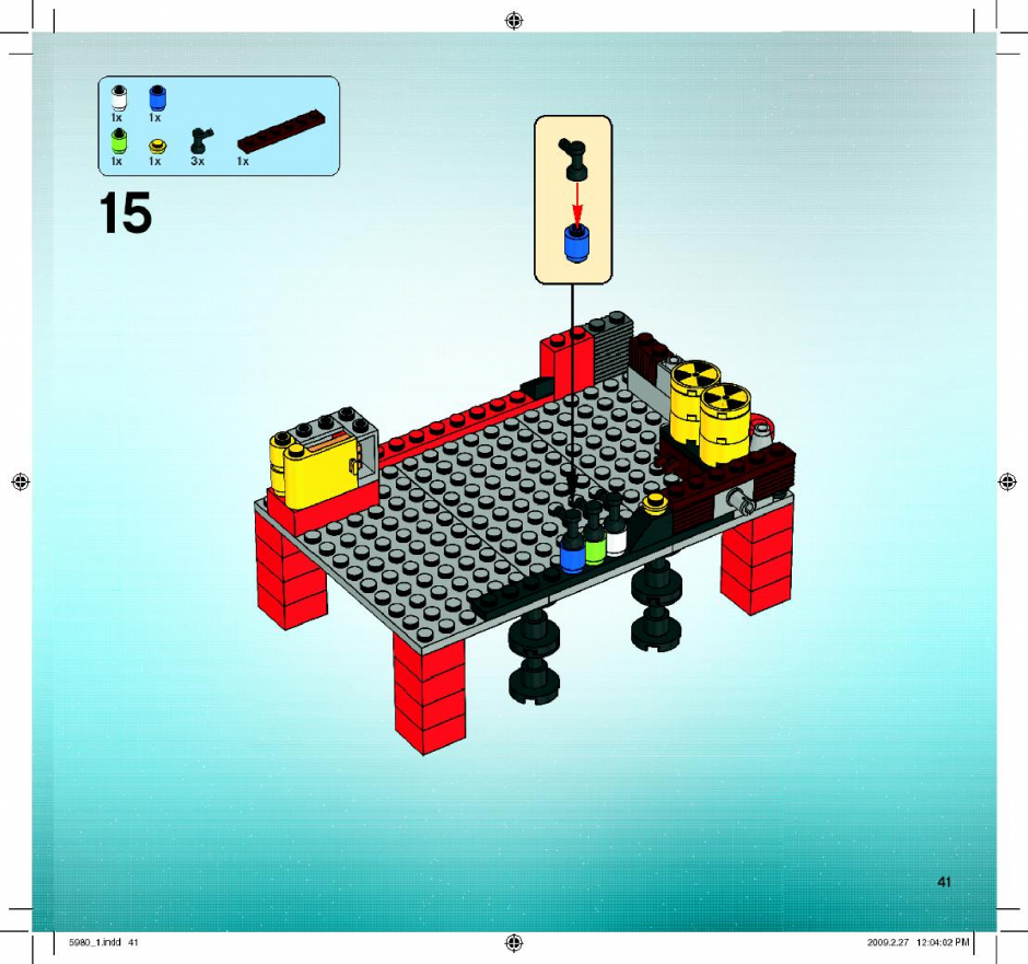 Lego База Человека-Кальмара инструкция. Сборка лего 5980