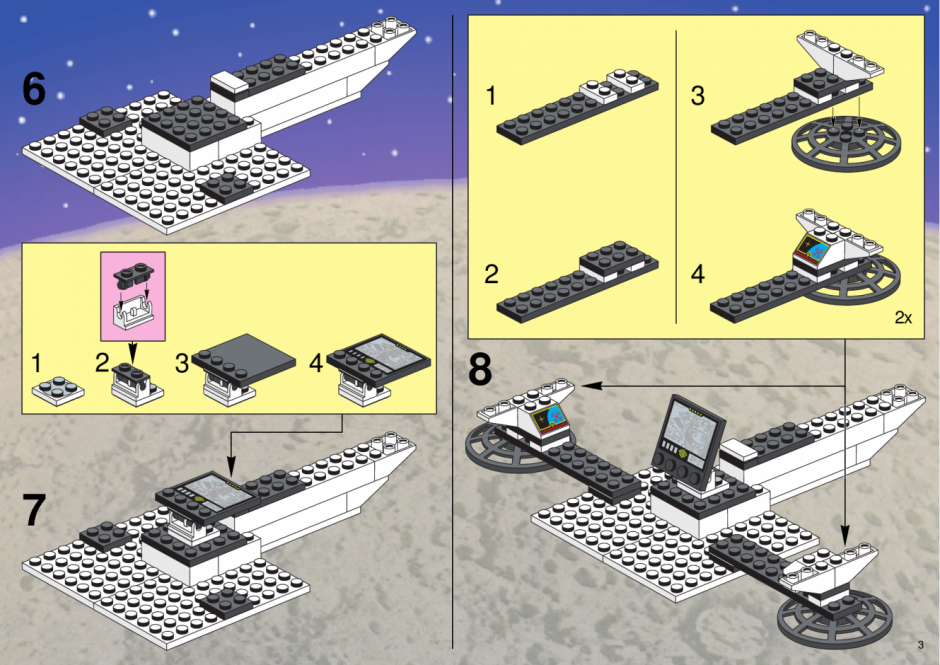 инструкция  Космический корабль Explorien шаг 2