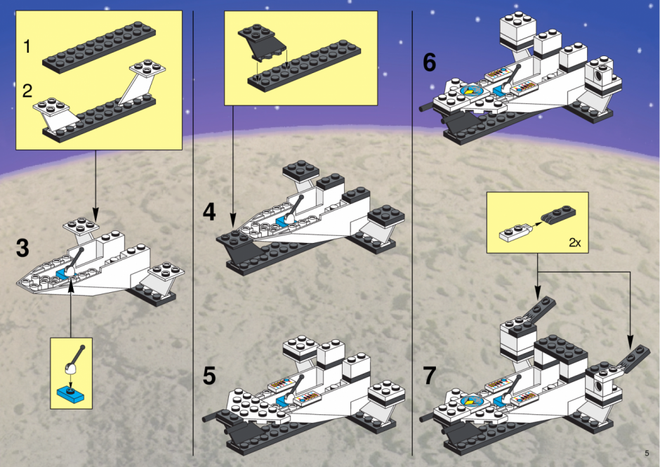 инструкция  Космический корабль Explorien шаг 4