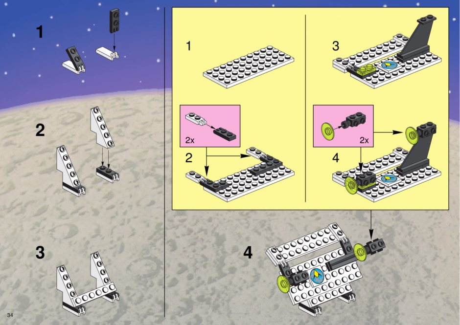Схема лего космический корабль