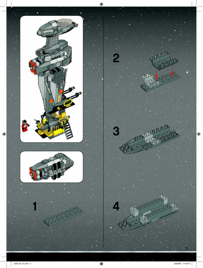 инструкция Истребитель B-wing  шаг 2