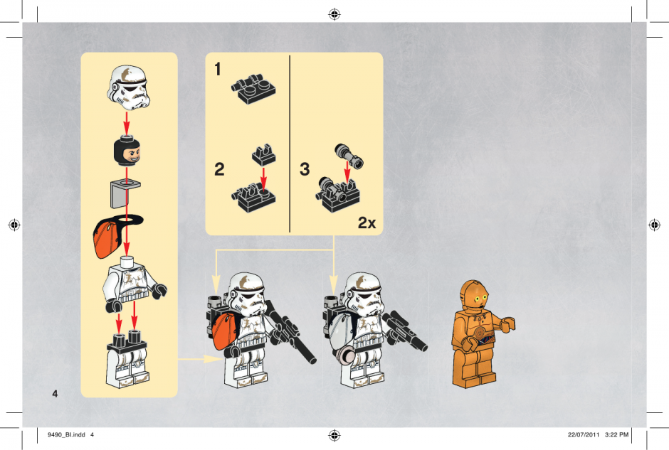инструкция  Star Wars Super Pack 3-in-1 шаг 3