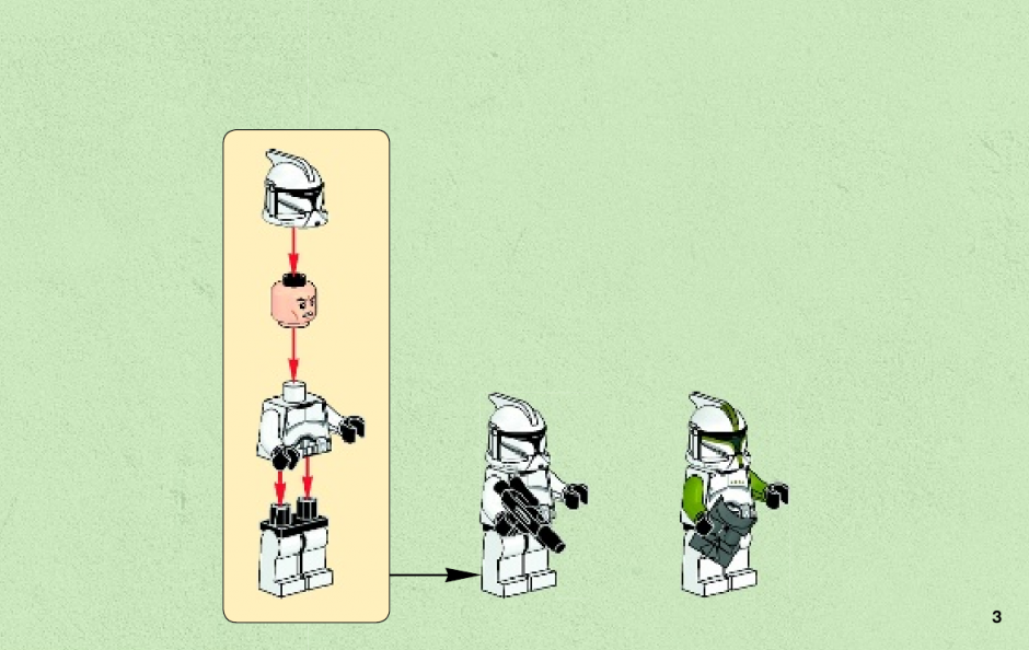 инструкция  Star Wars Super Pack 3-in-1 шаг 2