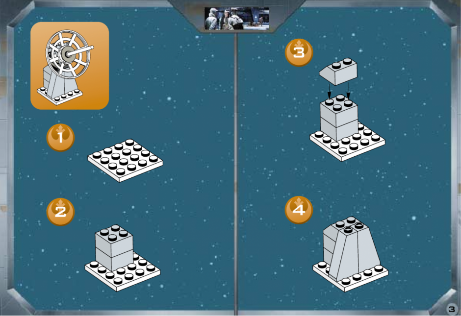 инструкция  Snowspeeder шаг 2