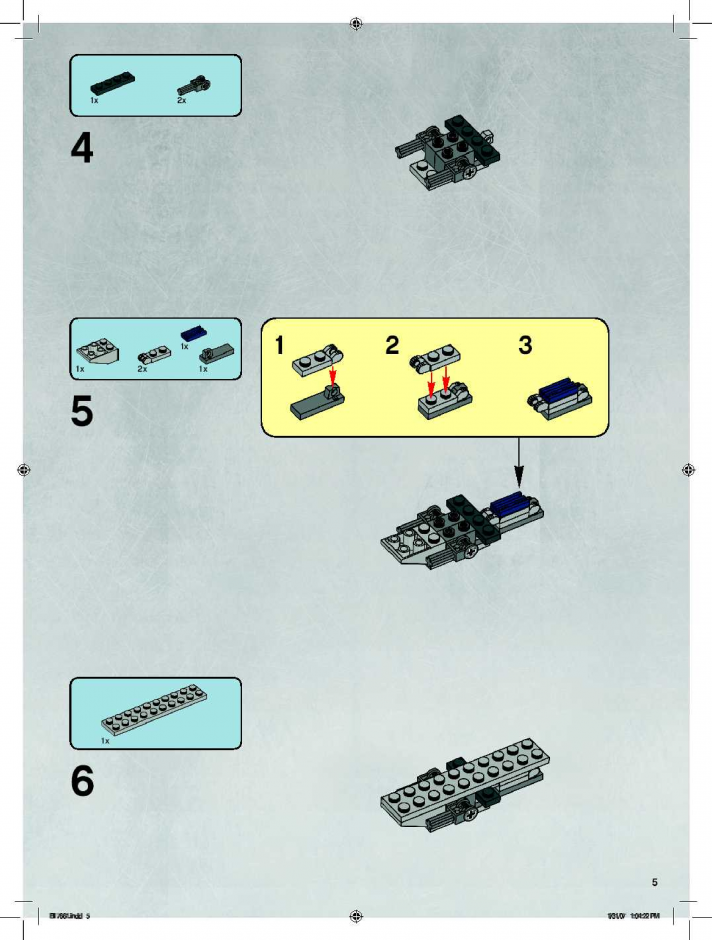 инструкция Истребитель Джедая и Кольцо Гипер Прыжка  шаг 4