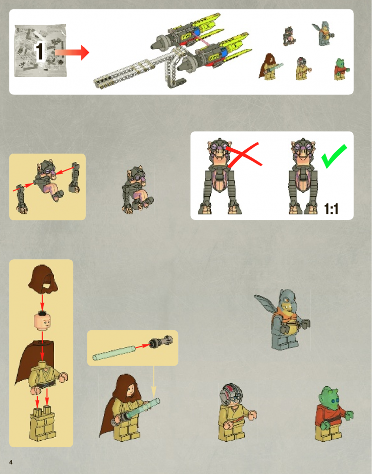 инструкция Anakin's & Sebulba's Podracers (TM) шаг 3