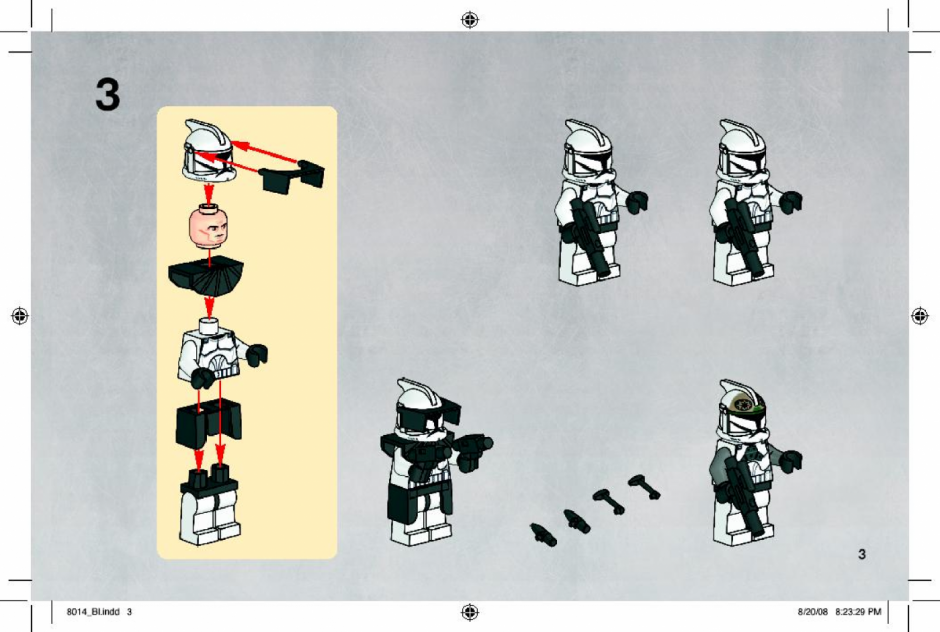 инструкция Шагающие роботы-клоны  шаг 2