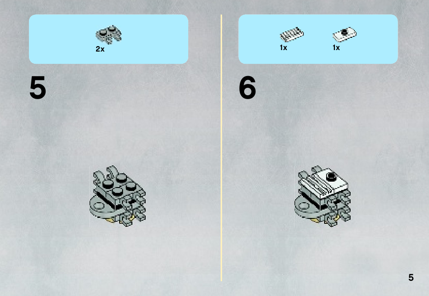 инструкция Истребитель X-Wing и планета Явин 4  шаг 4