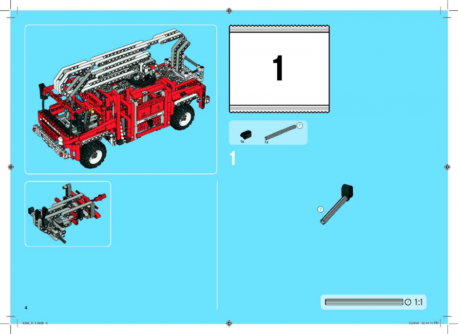 инструкция Пожарный грузовик  шаг 3