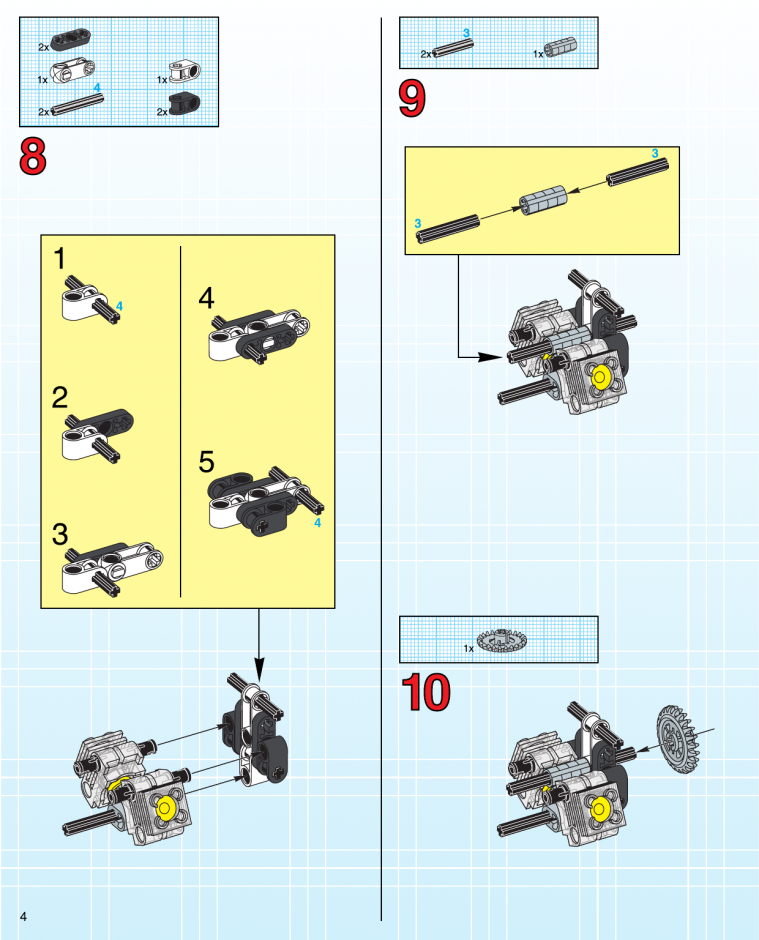 инструкция  Мотоцикл шаг 3