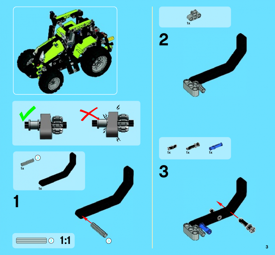 инструкция Трактор  шаг 2