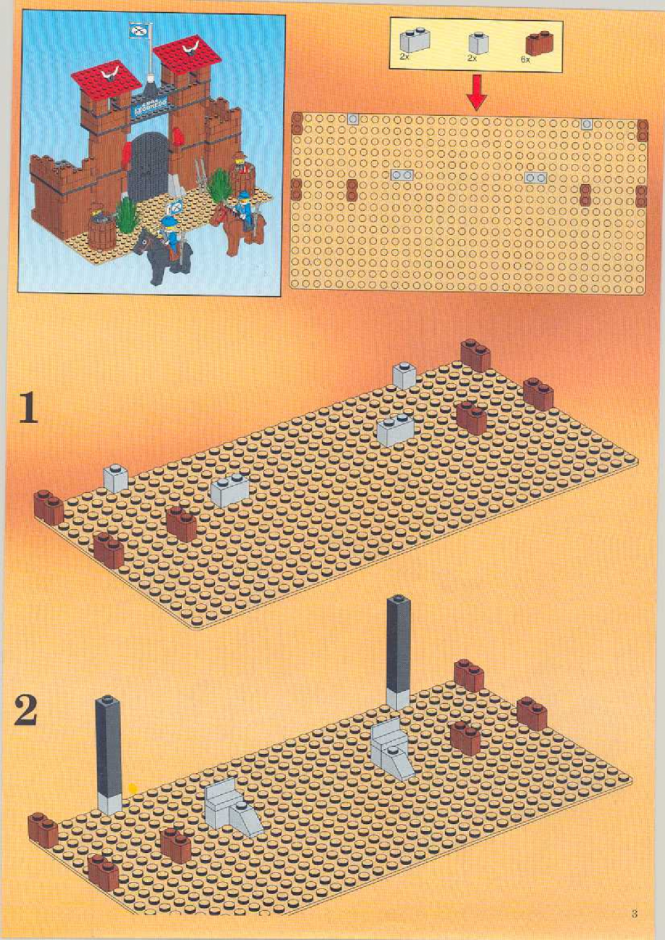 инструкция  Форт Легоредо шаг 2