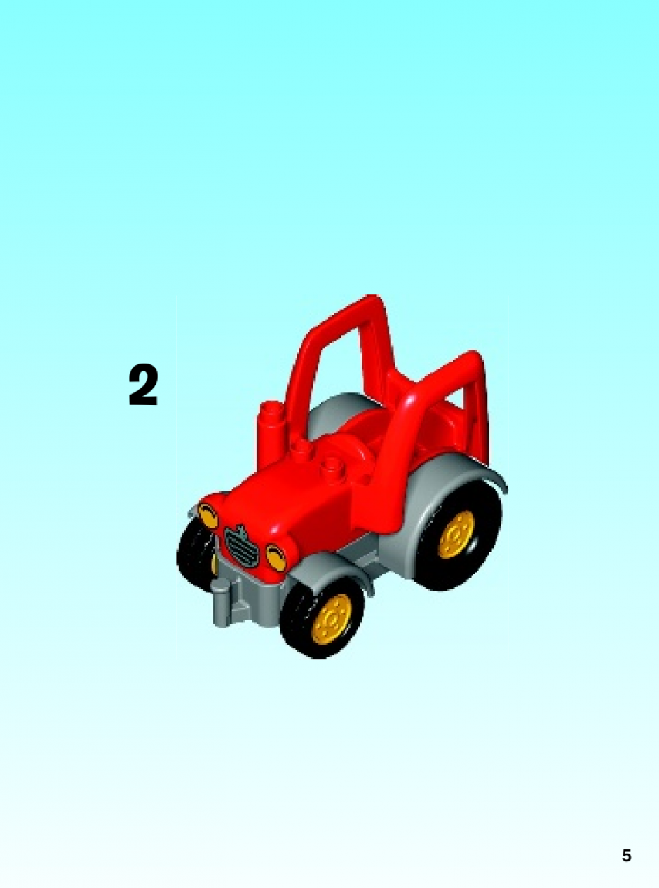 инструкция Сельскохозяйственный трактор  шаг 4