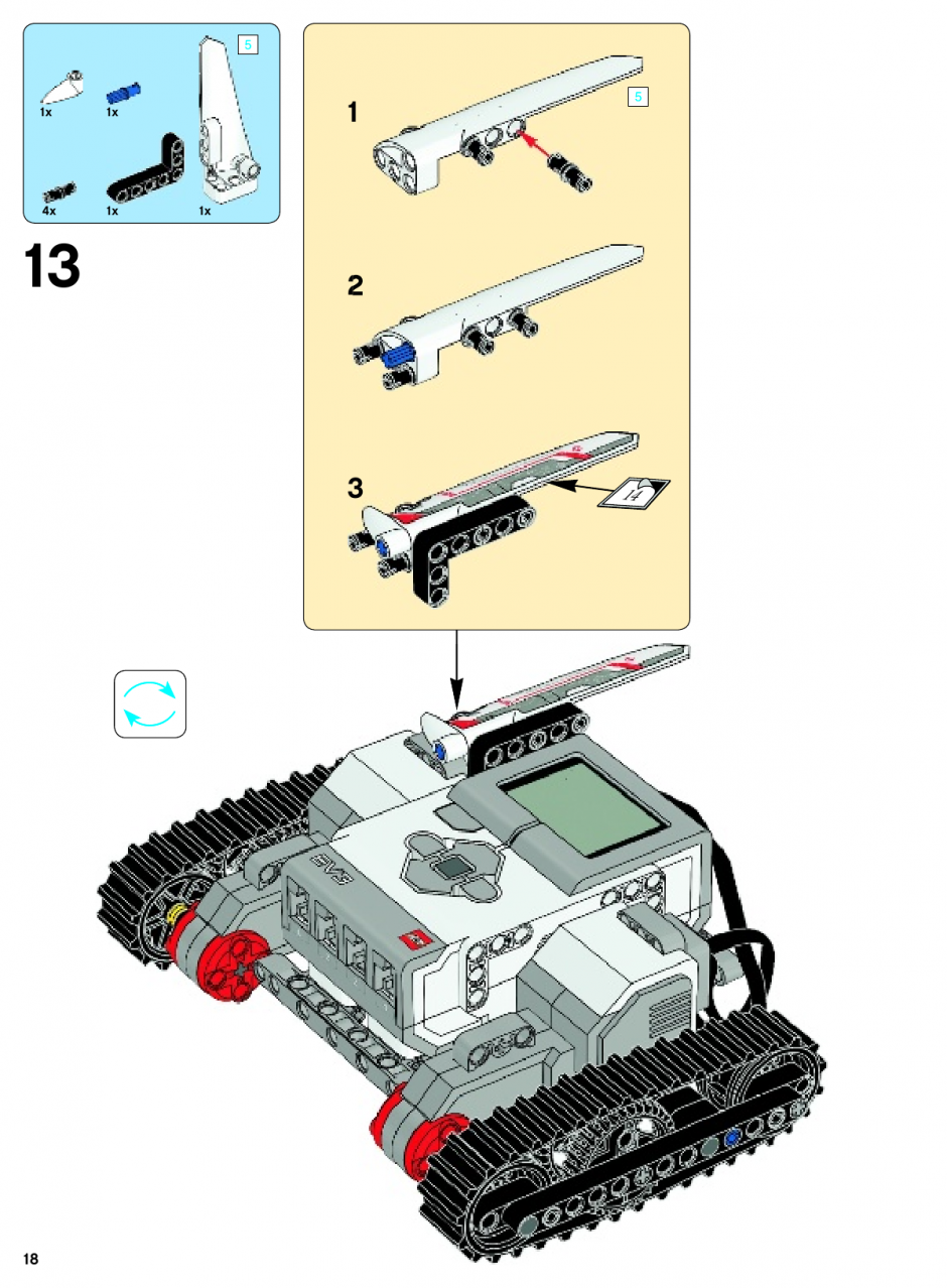 Lego MINDSTORMS EV3 инструкция. Сборка лего 31313